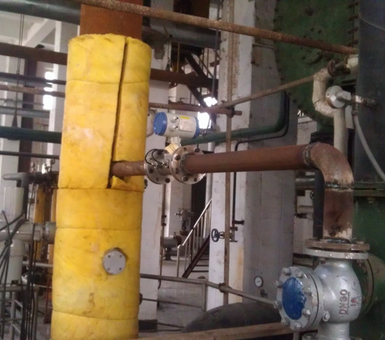 熱電廠大管道開孔焊接現(xiàn)場8